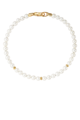 Bijoux Spiritual Beads Bracelet, 14k Yellow Gold & Pearls